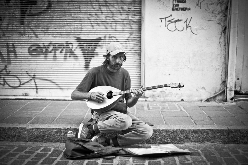 Photograph of a bouzouki